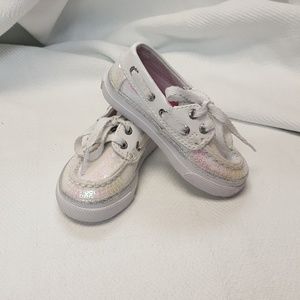 Sequin Sperry's size 5
